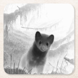 Spooky Pine Marten Onderzetter