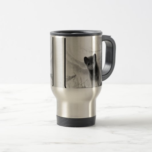 Spooky Pine Marten Reisbeker (Voorkant rechts)