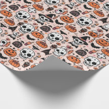 Spooky Pink Halloween thema Tegel
