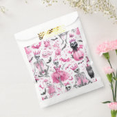 Spooky Pink Skeleton Princess Halloween Favoriet B Bedankzakje (Gezegeld)