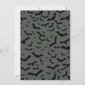 Spooky Pirate Halloween Kostuum Party Kaart (Achterkant)