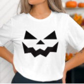 Spooky pompoen gezicht Halloween T-shirts