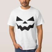 Spooky pompoen gezicht Halloween T-shirts (Voorkant)