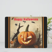 Spooky pompoen Halloween Collectie Feestdagenkaart