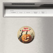 Spooky pompoen Halloween Collectie Magneet (Insitu (Vaatwasser))
