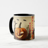 Spooky pompoen Halloween Collectie Mok (Voorkant links)