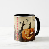 Spooky pompoen Halloween Collectie Mok (Voorkant rechts)