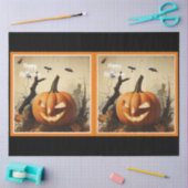 Spooky pompoen Halloween Collectie Tissuepapier (Craft)