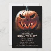 Spooky pompoen Halloween kostuum feest Kaart (Voorkant)