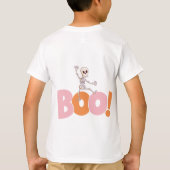 Spooky Pompoen Halloween T-shirt Jongens T-shirts (Achterkant)