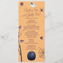 SPOOKY POMPOEN SPIN WEB HERFST SPOOK HALLOWEEN MENU