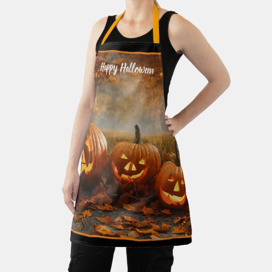 Spooky pompoenen familie Collectie Schort (Insitu)