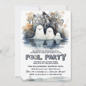 Spooky Pool Party Kaart (Voorkant)