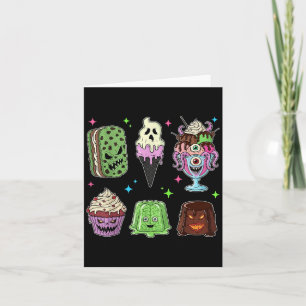 Spooky Popsicle Ice Cream Summer Party Halloween S Kaart