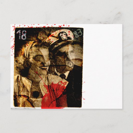 Spooky Post Card Briefkaart (Voorkant)