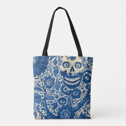 Spooky print tas! tote bag (Achterkant)