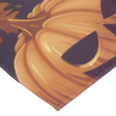 Spooky Pug Dog Halloween Witch and Pumpkin Tafelkleed (Gekanteld)