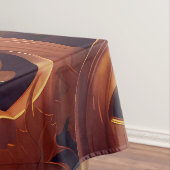 Spooky Pug Dog Halloween Witch and Pumpkin Tafelkleed (Voorbeeld)