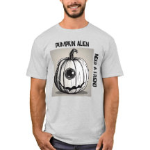 Spooky Pumpkin Alien T-shirt - Unisex-bewerkbare t