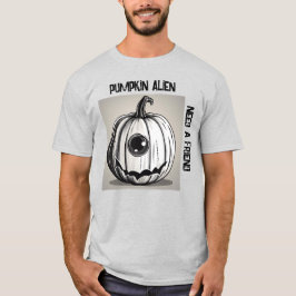 Spooky Pumpkin Alien T-shirt - Unisex-bewerkbare t