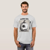 Spooky Pumpkin Alien T-shirt - Unisex-bewerkbare t (Voorkant volledig)
