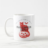 Spooky Pumpkin Cat en Bat Halloween Koffiemok (Links)