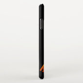 Spooky Pumpkin en Witch Flying Broom tegen Moon iPhone Hoesje (Rechterkant)