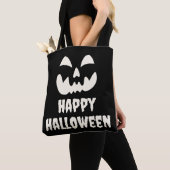 Spooky Pumpkin Face Happy Hallowen Tote Bag (Dichtbij)