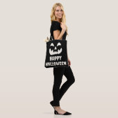 Spooky Pumpkin Face Happy Hallowen Tote Bag (Op model)