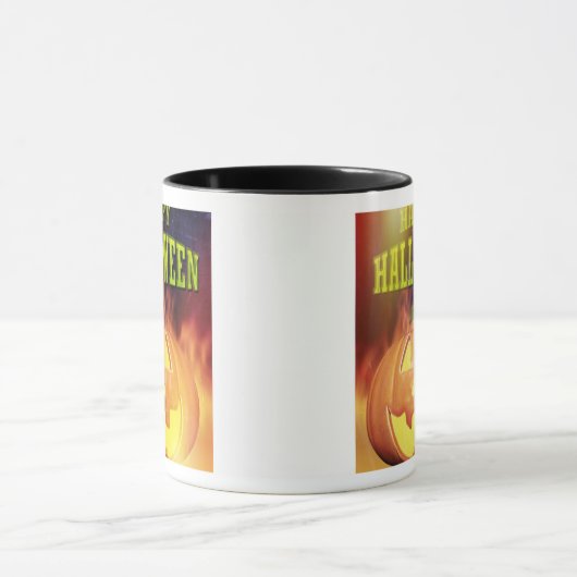 Spooky Pumpkin - Gepersonaliseerde Halloween Mok (Midden)