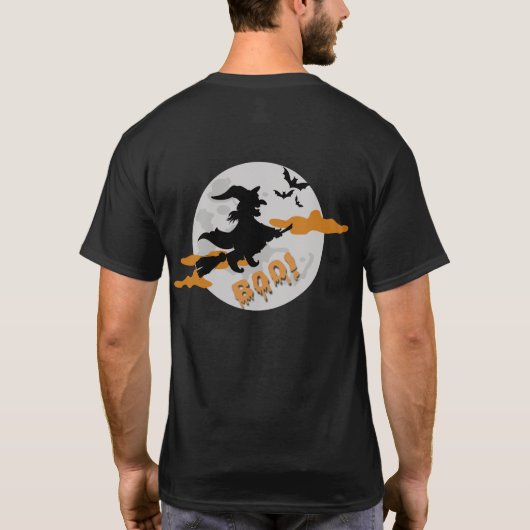 Spooky Pumpkin & Ghost Family Halloween Outfit T-s T-shirt (Achterkant)