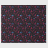Spooky Pumpkin Ghost Pattern Wrapping Paper Cadeaupapier (Vlak)