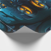 Spooky Pumpkin & Ghost Wrapping Paper for Parties Cadeaupapier (Hoek)