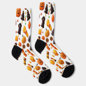 Spooky Pumpkin Glow Crew Sokken (Rechts)