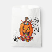 Spooky Pumpkin Glow Treat Bag Bedankzakje (Voorkant)