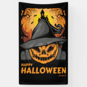 Spooky Pumpkin Halloween Banner (Verticaal)