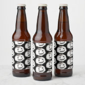 Spooky Pumpkin Halloween Beer | Jack-O’-Lantern Bier Etiket (Flessen)