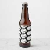Spooky Pumpkin Halloween Beer | Jack-O’-Lantern Bier Etiket (Voorkant)