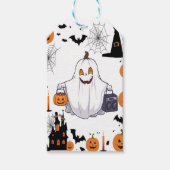 Spooky Pumpkin Halloween Cadeaulabel (Voorkant)