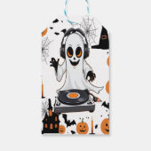 Spooky Pumpkin Halloween Cadeaulabel (Achterkant)