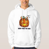 Spooky Pumpkin Halloween Hoodie - Bats (Voorkant)