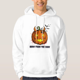 Spooky Pumpkin Halloween Hoodie - Bats