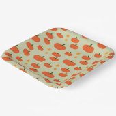 Spooky Pumpkin Halloween Papieren Bordje (Gebogen)