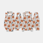 Spooky Pumpkin Halloween Pattern Bedankdoosjes (Uitgevouwen)