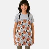 Spooky Pumpkin Halloween Pattern Schort (Insitu)