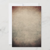 Spooky Pumpkin Haunted Halloween Party Kaart (Achterkant)