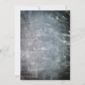 Spooky Pumpkin Haunted House Halloween Party Kaart (Achterkant)