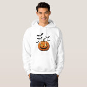 Spooky Pumpkin Hoodie | Autumn Fall sweet shirt (Voorkant volledig)