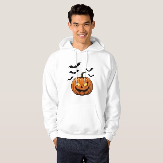 Spooky Pumpkin Hoodie | Autumn Fall sweet shirt (Voorkant volledig)