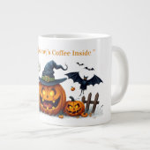 Spooky Pumpkin Magic Mug Grote Koffiekop (Voorkant rechts)